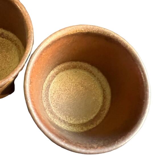 2 Vintage Pottery Craft USA Handcrafted Stoneware Cups - Picture 5 of 9